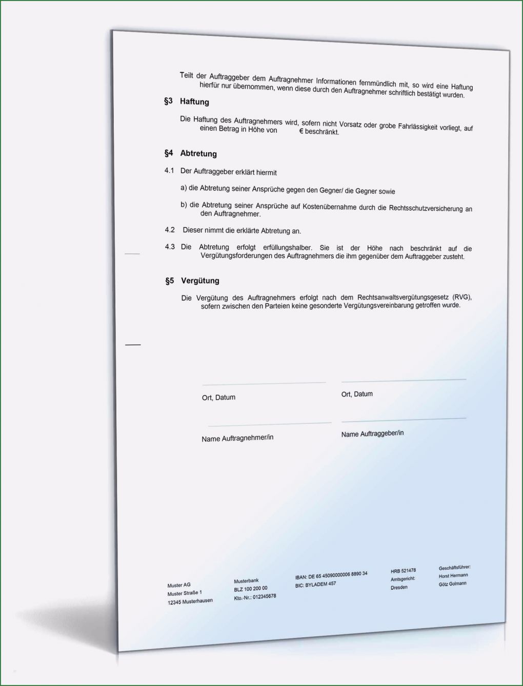 Angebot Vorlage Doc Inspiration 17 Auftragserteilung Handwerker Auftragserteilung Muster