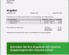 Angebot Vorlage Doc Inspiration Angebot Vorlagen Kostenlos En