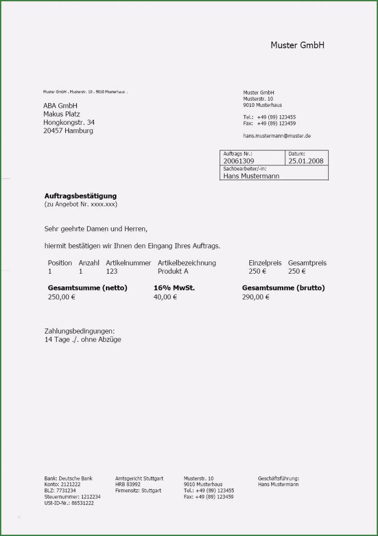 Angebot Word Vorlage Fabelhaft 11 Angebot Vorlage Word