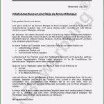 Anschreiben Key Account Manager Vorlage Hübsch Muster Für Anschreiben Einer Initiativbewerbung Als