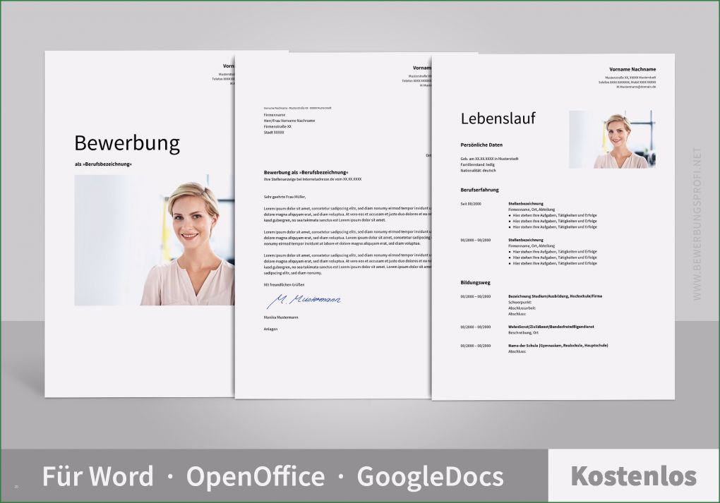 Anschreiben Vorlage Openoffice Gut 18 Bewerbungsvorlagen Openoffice