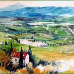 Aquarellmalerei Landschaften Vorlagen Best Of toskana Heinz Schweizer Dreaming