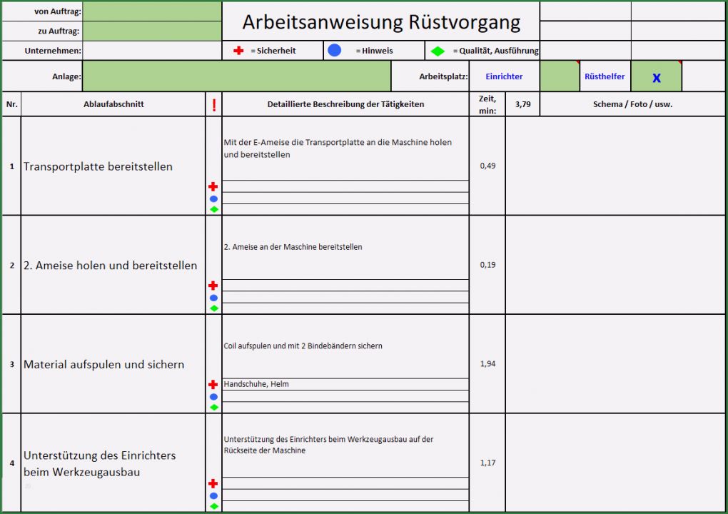 Arbeitsanweisung Vorlage Excel Beste Ebook Arbeitsanweisungen Refi