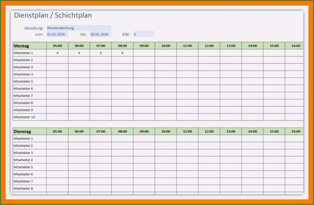 Arbeitsplan Excel Vorlage Elegant 8 Arbeitsplan Vorlage Excel