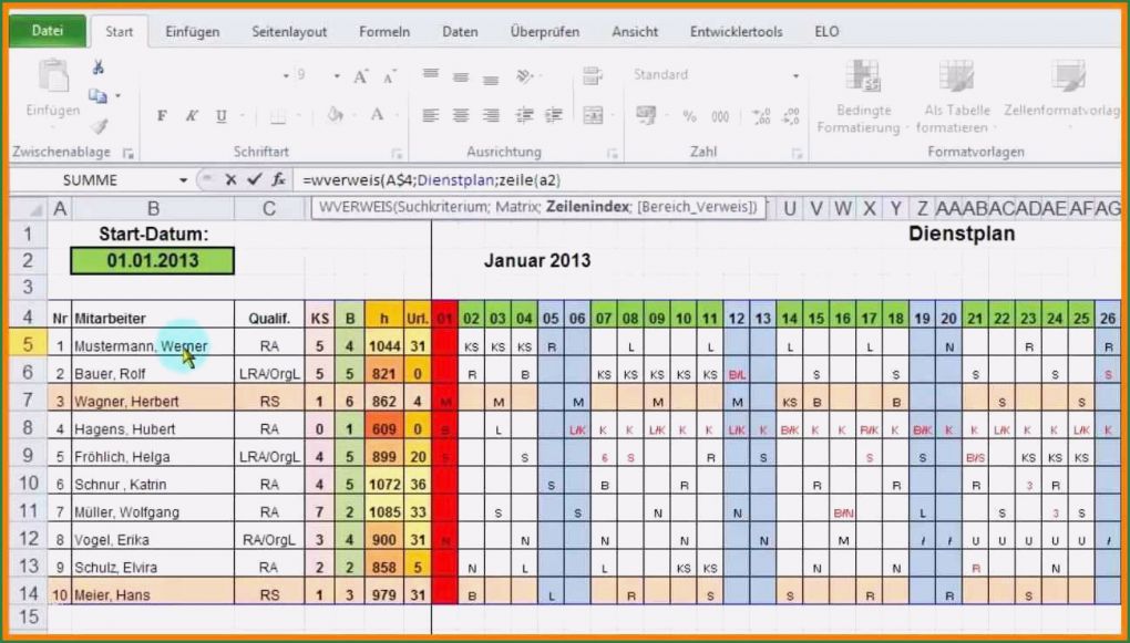 Arbeitsplan Excel Vorlage Genial Dienstplan Vorlage Excel – Pronostico