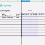 Arbeitsplan Excel Vorlage Schön Arbeitsplan Vorlage Excel Kostenloser Download