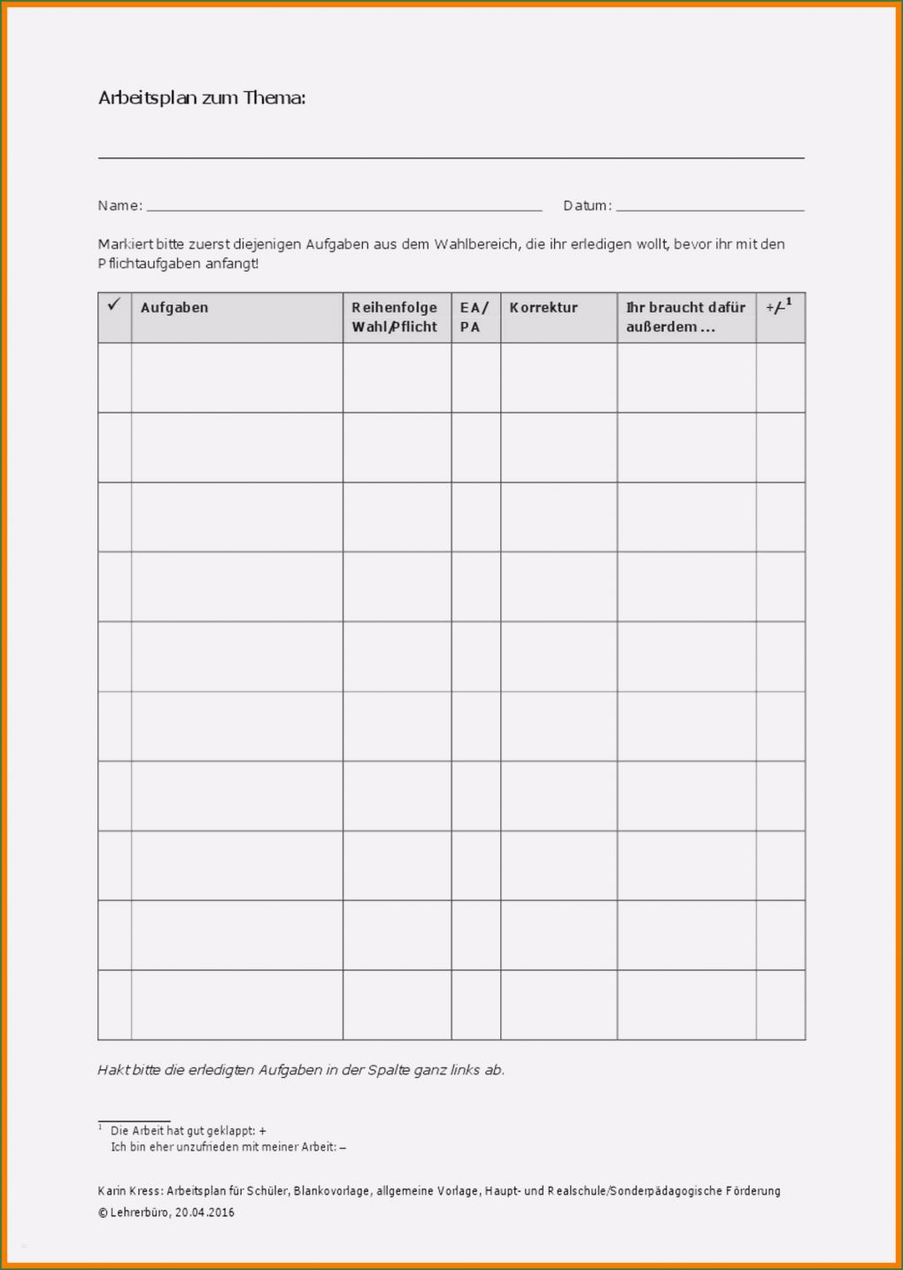 Arbeitsplan Vorlage Pdf Hübsch 10 Arbeitsplan Vorlage Word