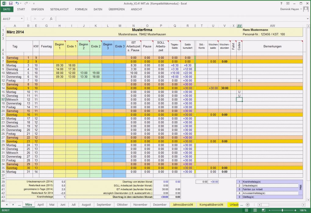 Arbeitszeit Berechnen Excel Vorlage Best Of 10 Arbeitszeit Excel Vorlage