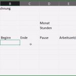 Arbeitszeit Berechnen Excel Vorlage Großartig Stundennachweis Mit Excel so Erfassen Sie Arbeitszeiten Pc