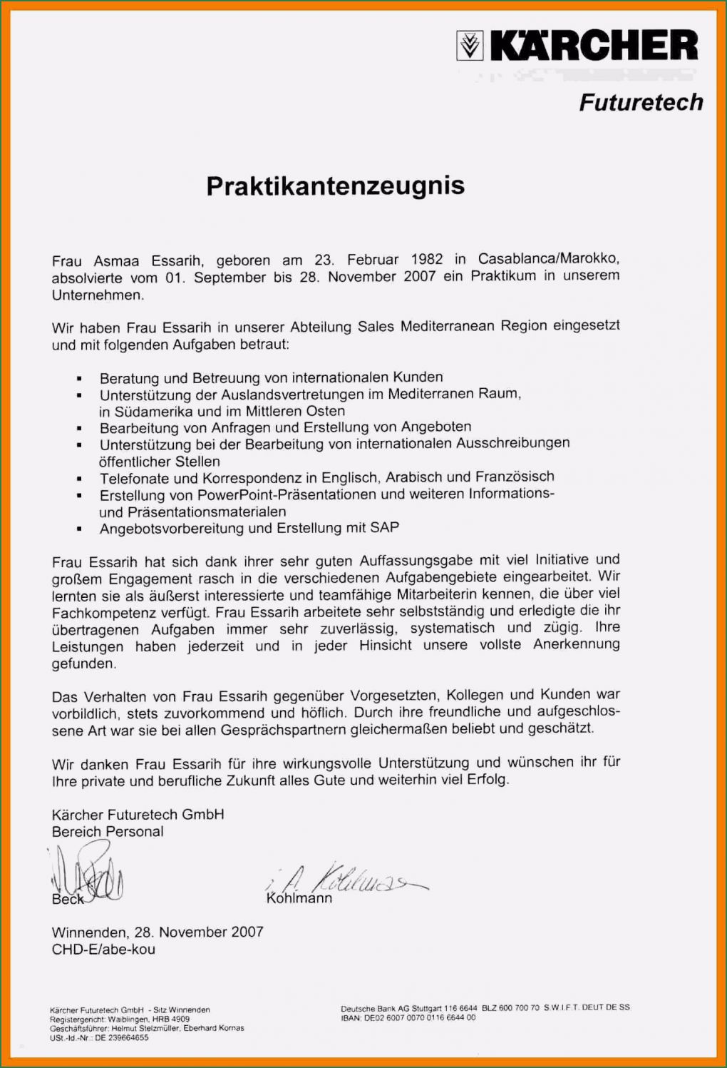 Arbeitszeugnis Steuerberater Vorlage Schönste 21 Arbeitszeugnis Englisch Beispiel