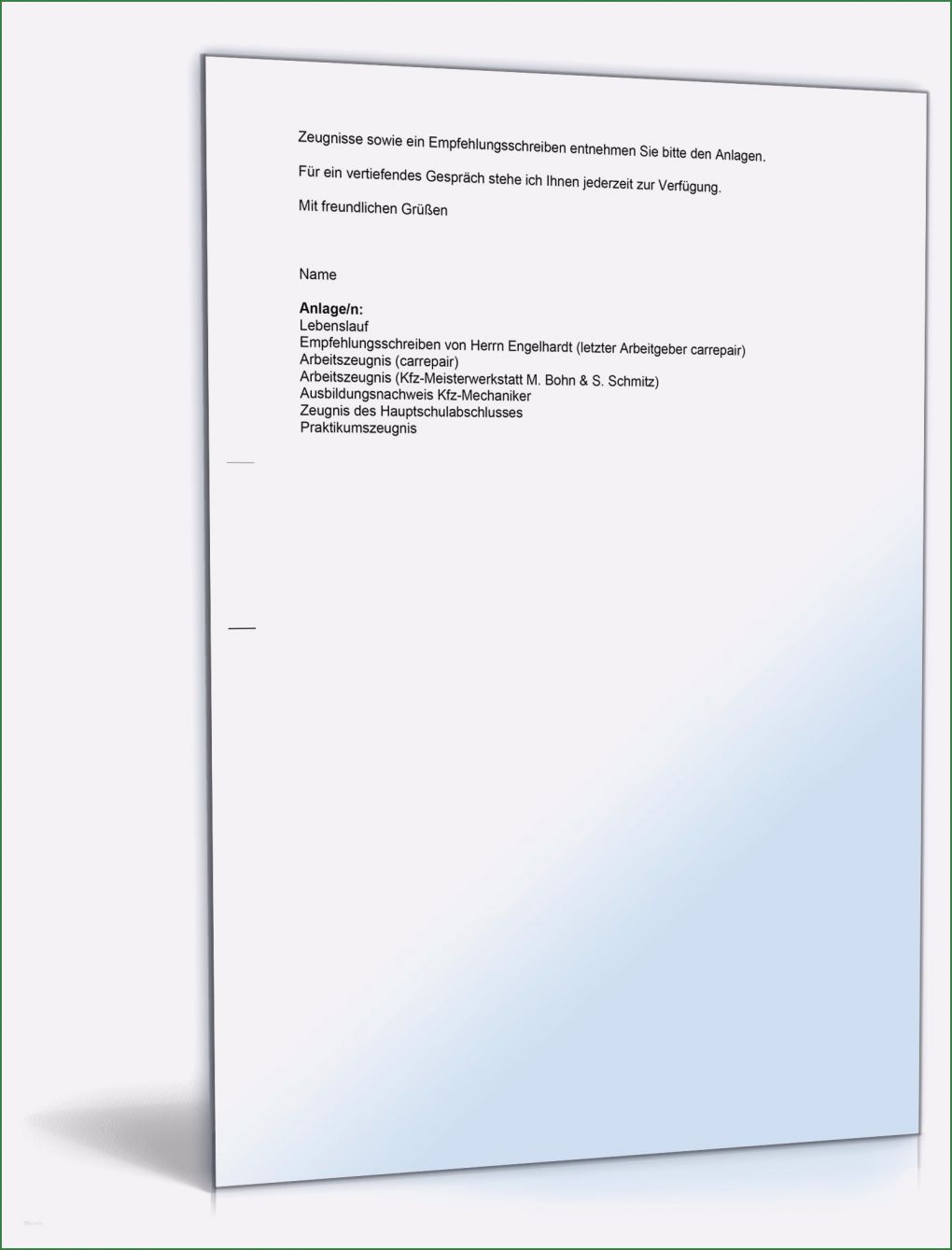Arbeitszeugnis Vorlage Kfz Mechaniker Einzigartig 8 Bewerbungsschreiben Ausbildung Kfz Mechatroniker Muster