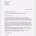 Arbeitszeugnis Vorlage Kfz Mechaniker Elegant 21 Bewerbungsmuster Kfz Mechatroniker