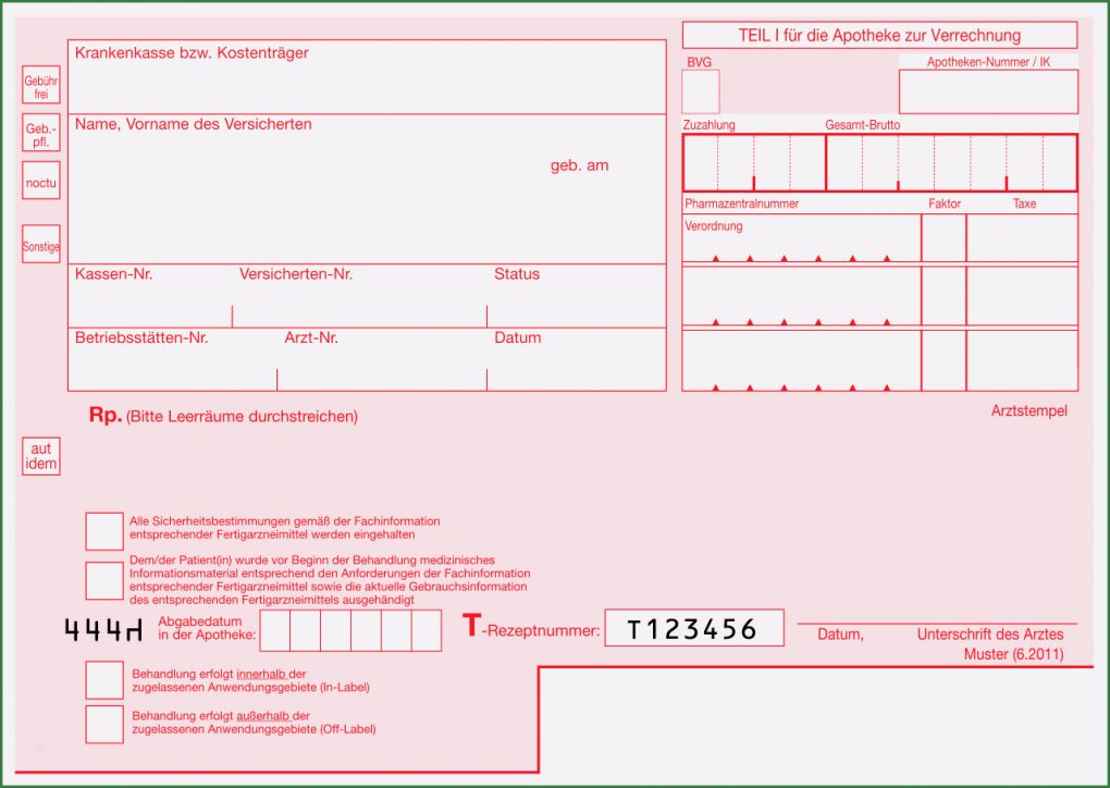 Arztrezept Vorlage Angenehm Datei T Rezept Muster 2011g –