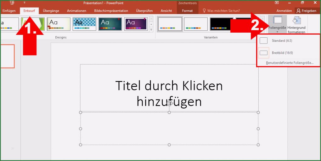 Audi Powerpoint Vorlage Beste Powerpoint format Seitenausrichtung & Größe ändern – so