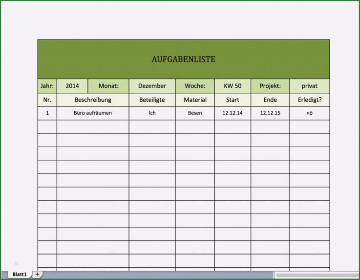 Aufgabenliste Excel Vorlage Kostenlos Cool Aufgaben Liste todo List Kostenlos