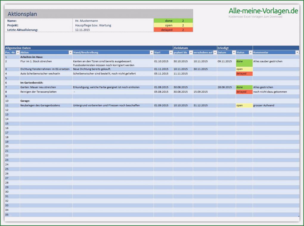Aufgabenliste Excel Vorlage Kostenlos Schönste Aufgabenliste Excel Vorlage Kostenlos In Bezug Auf Neueste