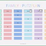 Aufgabenliste Vorlage Pdf Genial Putzplan Vorlage Kinder My Things