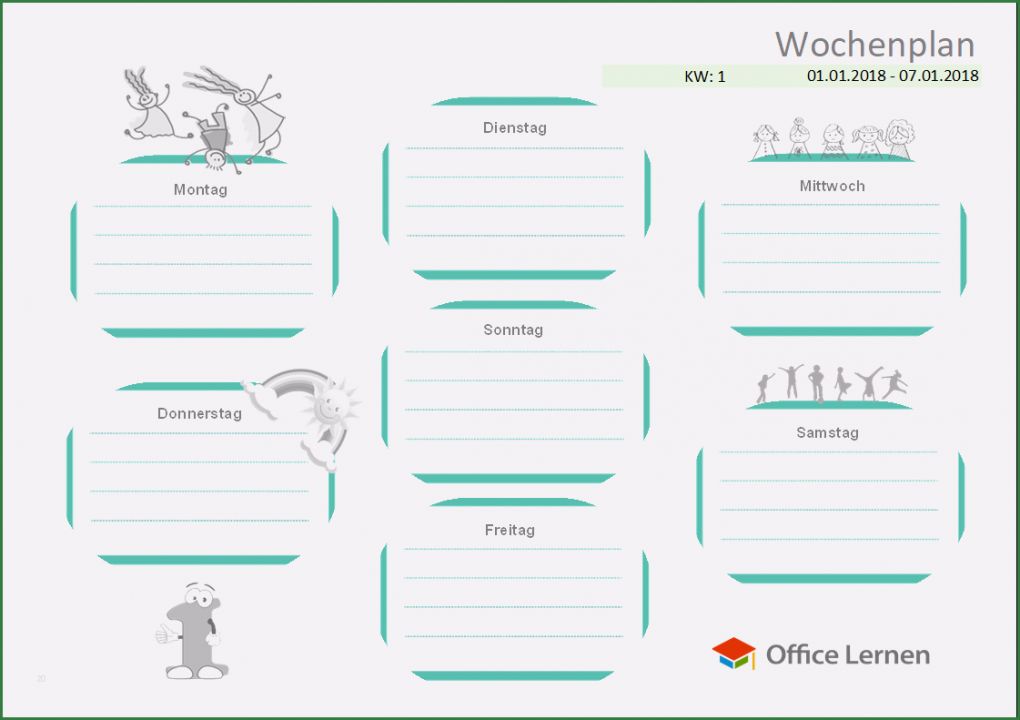 Aufgabenliste Vorlage Word Best Of Wochenplan Fice Lernen