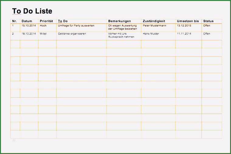 Aufgabenliste Vorlage Word Großartig 14 Aufgabenliste Excel Vorlage Kostenlos Vorlagen123