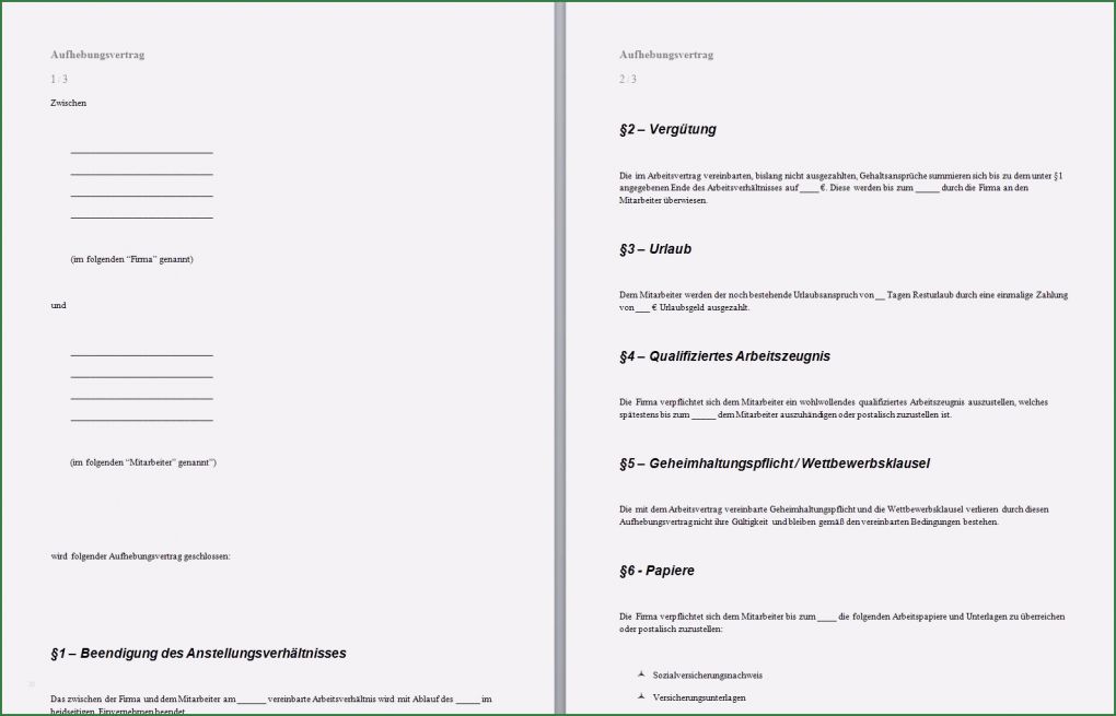 Aufhebungsvertrag Gbr Muster Vorlage Kostenlos Großartig 17 Bitte Um Aufhebungsvertrag Muster