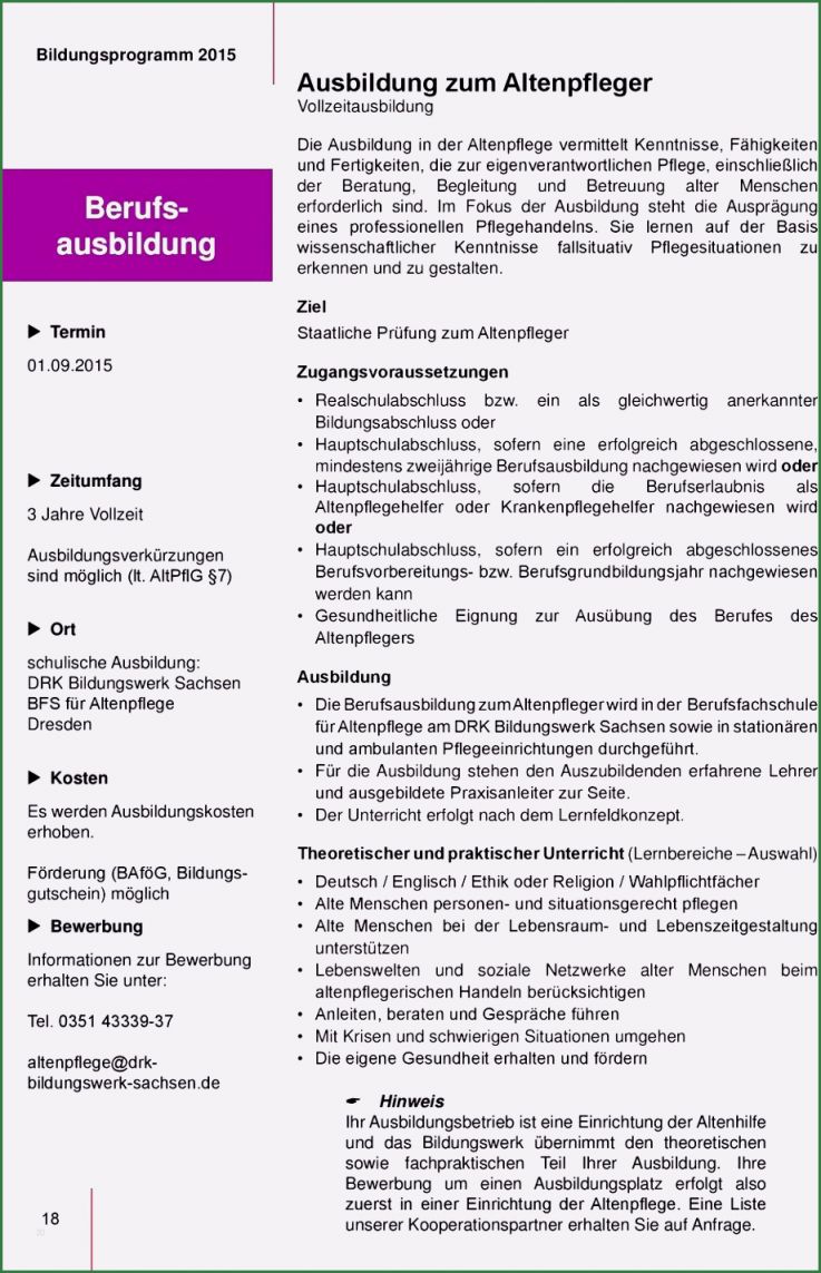 Ausbildungskonzept Altenpflege Vorlage Hübsch 7 Ausbildungskonzept Altenpflege Vorlage