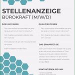 Aushang Gestalten Vorlage Genial Stellenanzeige Schreiben Muster