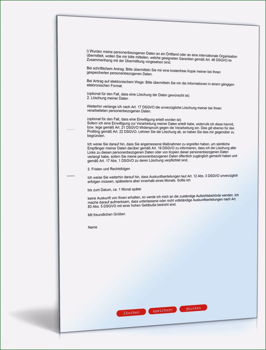 Auskunft Personenbezogene Daten Vorlage Dsgvo Hübsch Auskunftsersuchen Und Widerruf Personenbezogene Daten
