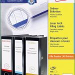 Avery L4761 Vorlage Word Hübsch ordneretiketten L4761 100