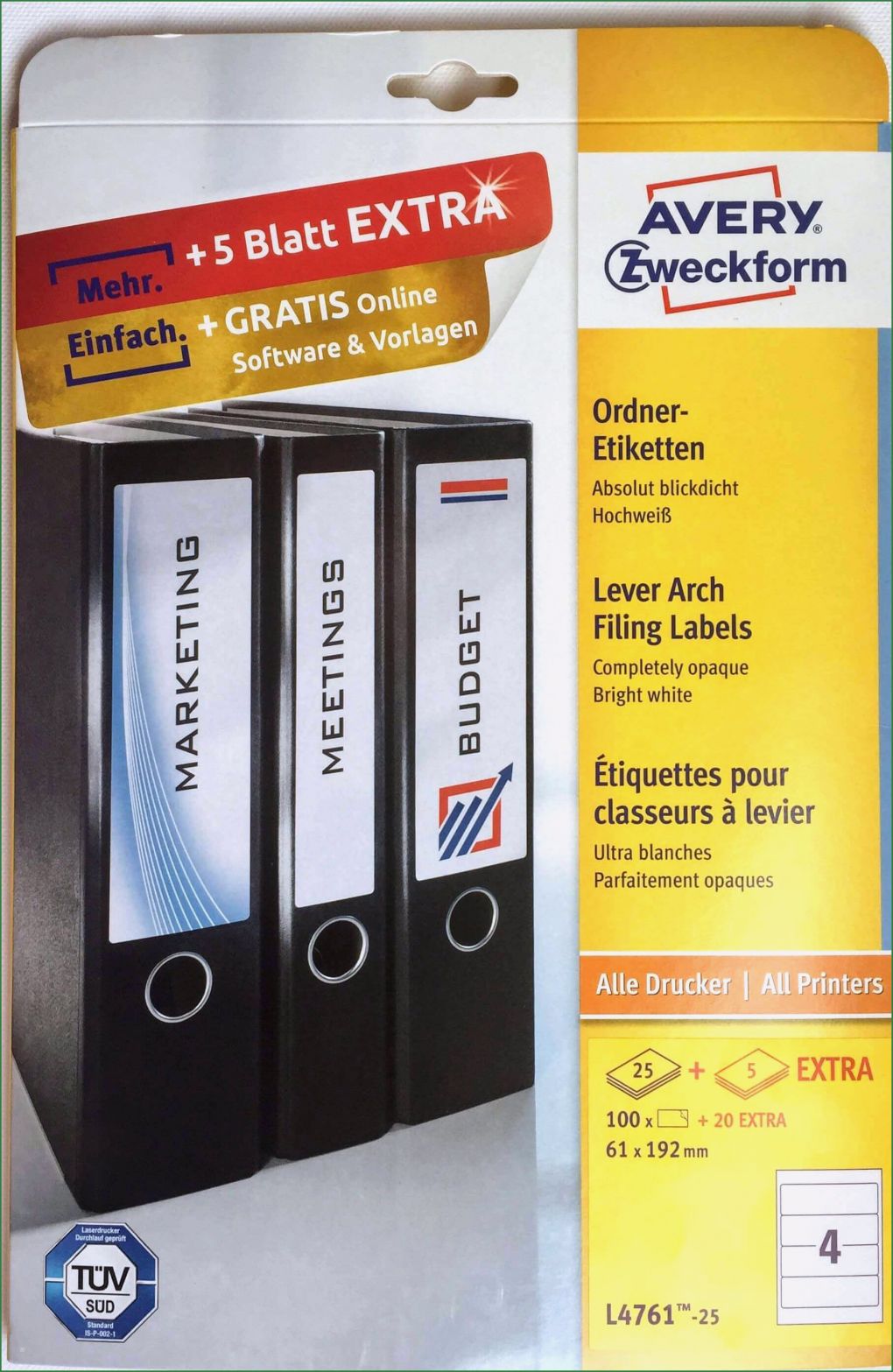 Avery ordner Etiketten Vorlagen Neu Avery Zweckform ordner Etiketten Nicht Nur Praktisch