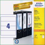 Avery ordner Etiketten Vorlagen Süß Avery Zweckform ordnerrücken Etiketten
