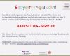 Babysitter Vorlage Bewundernswert 15 Babysitter Anzeige Muster