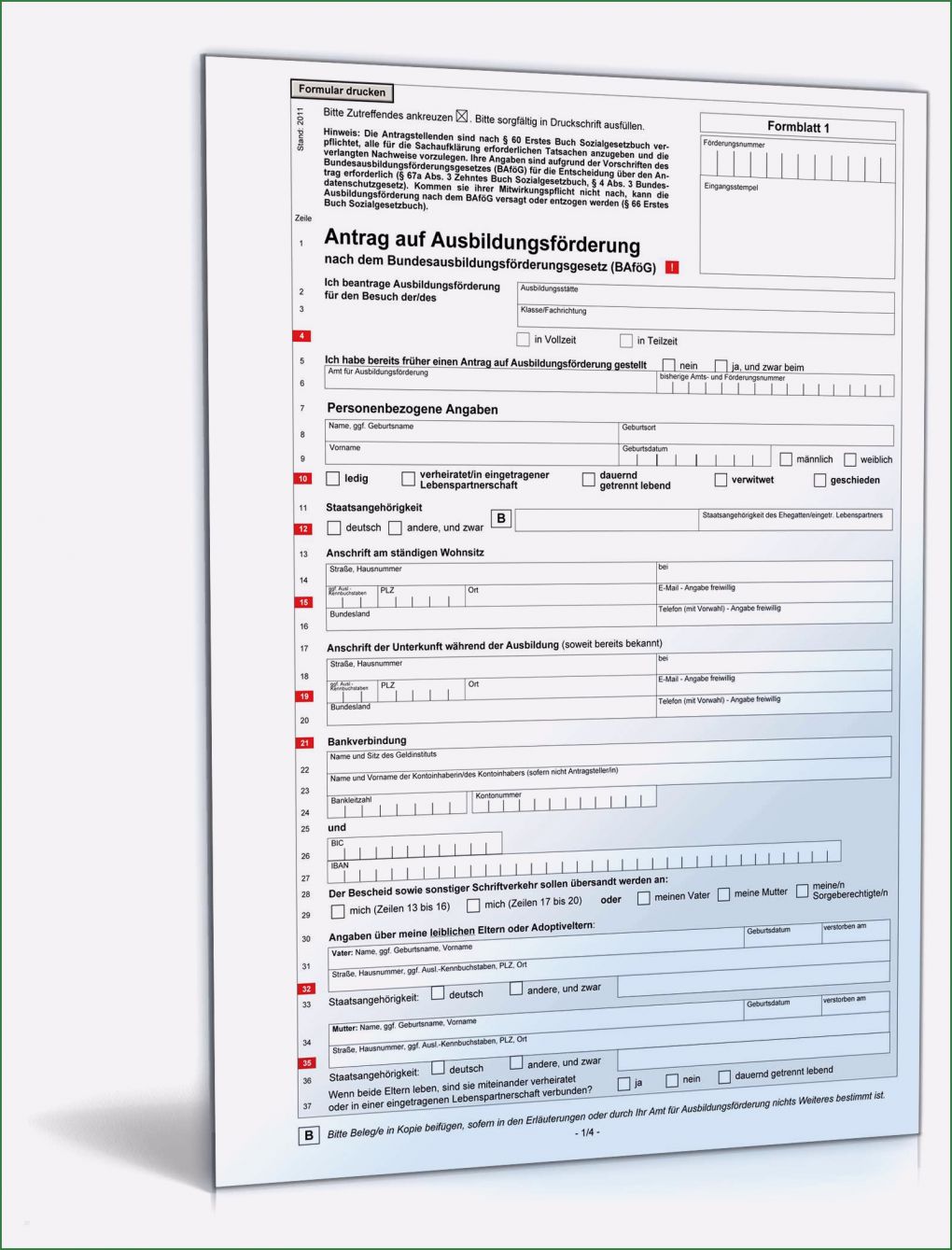 Bafög Antrag Zurückziehen Vorlage Erstaunlich Antrag Auf Ausbildungsförderung