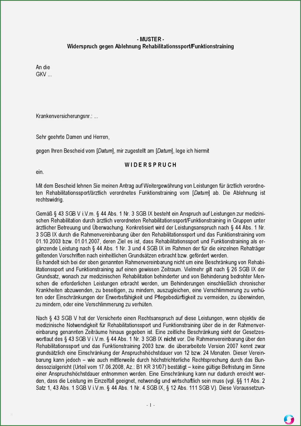 Bafög Widerspruch Vorlage Erstaunlich 5 Reha Antrag Abgelehnt Widerspruch Muster Vorlagen123