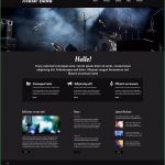 Band Homepage Vorlagen Angenehm Music Band Responsive Website Template