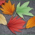 Basteln Für Herbst Vorlagen Erstaunlich Papier Falten Für Bunte Herbstblätter Basteln Mit