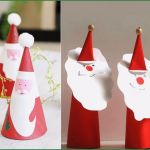 Basteln Mit Kindern Vorlagen Weihnachten Fabelhaft Wie Einen Weihnachtsmann Mit Kindern Basteln Und