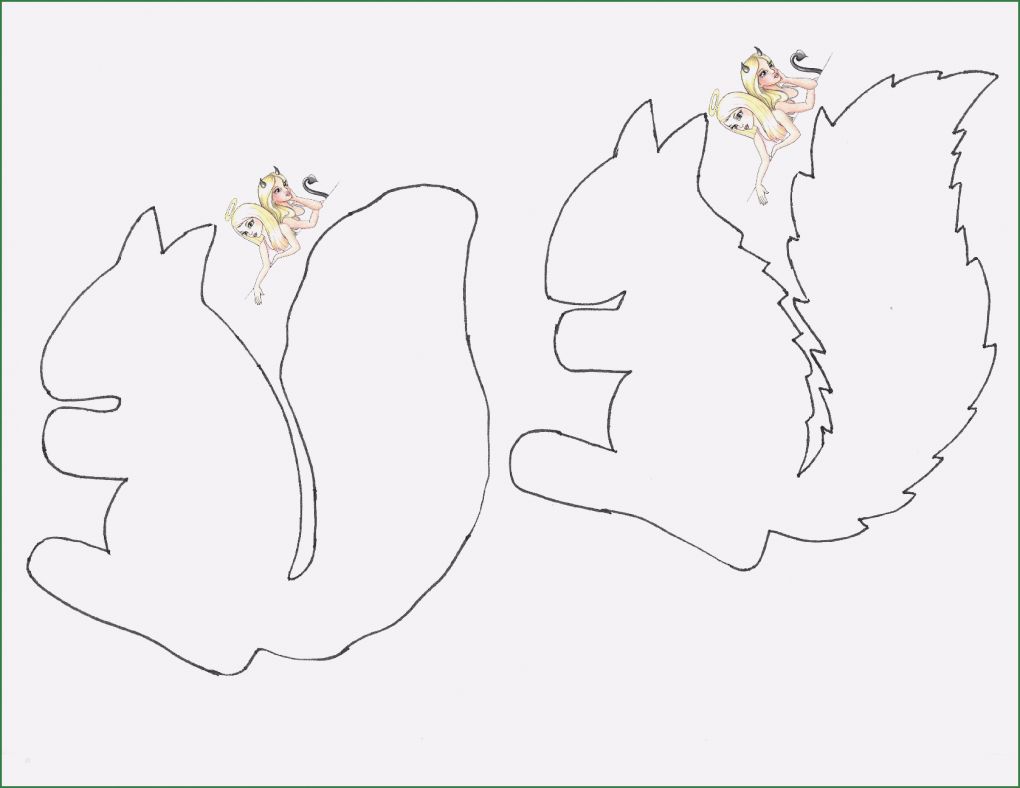 Basteln Vorlagen Kostenlos Ausdrucken Herbst Einzigartig Herbst Basteln Vorlage Eichhörnchen