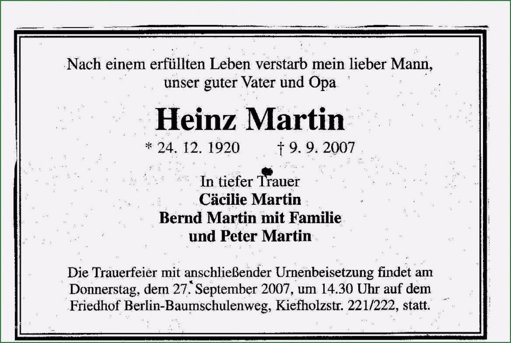Beerdigung Einladung Vorlage Genial Einladung Trauerfeier