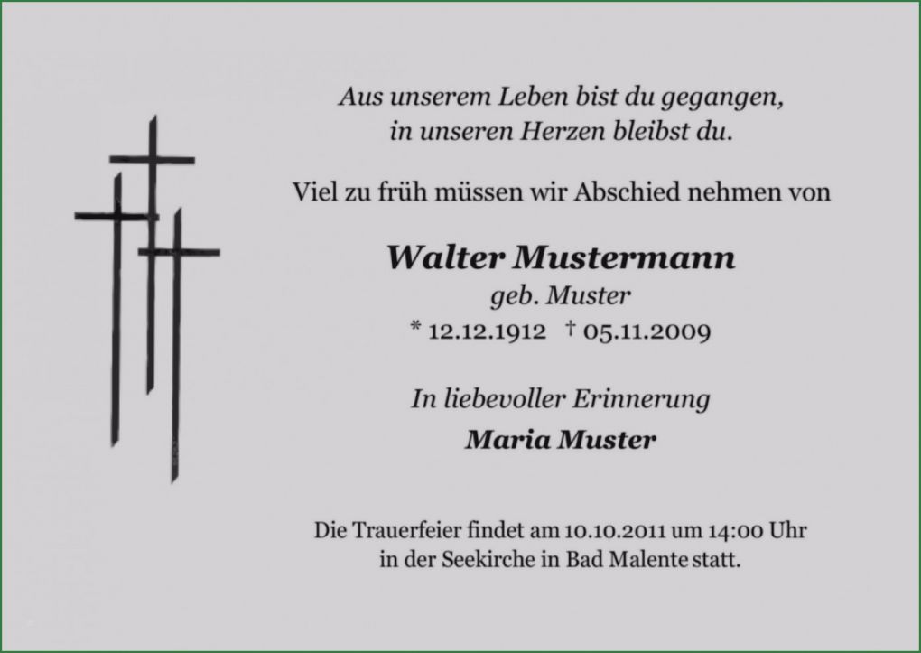 Beerdigung Einladung Vorlage Gut Einladung Trauerfeier Vorlage Neu 20 Awesome formulierung