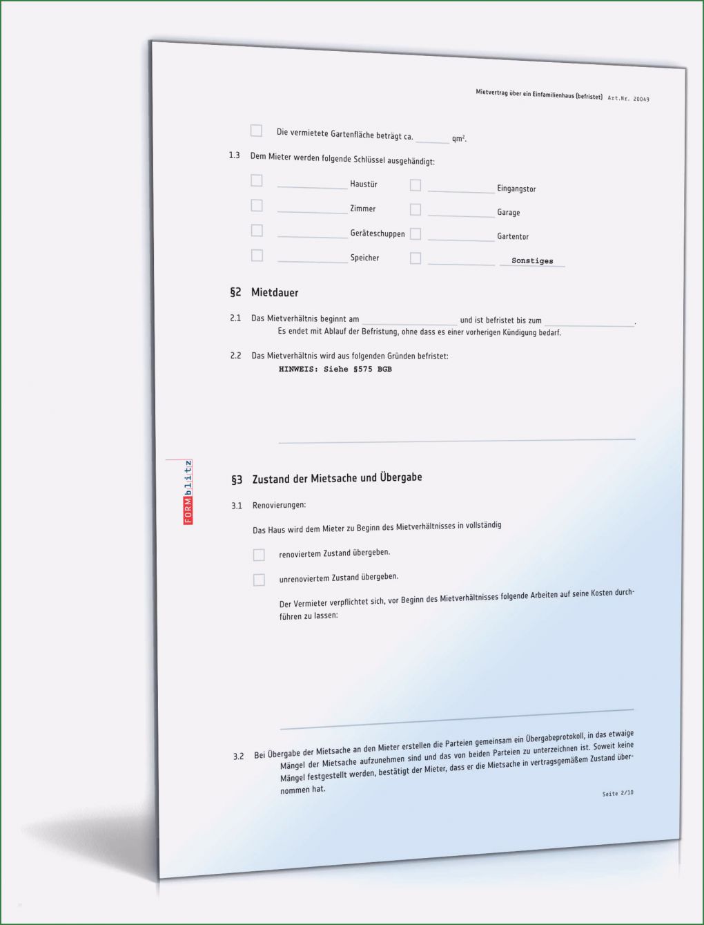 Befristeter Mietvertrag Vorlage Pdf Erstaunlich Befristeter Mietvertrag Einfamilienhaus Muster Zum Download