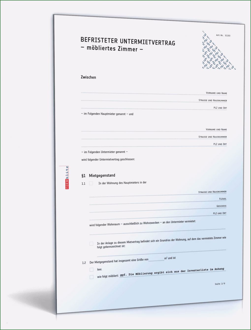 Befristeter Mietvertrag Vorlage Pdf Erstaunlich Untermietvertrag Pdf Ausfüllbar Nett Befristeter