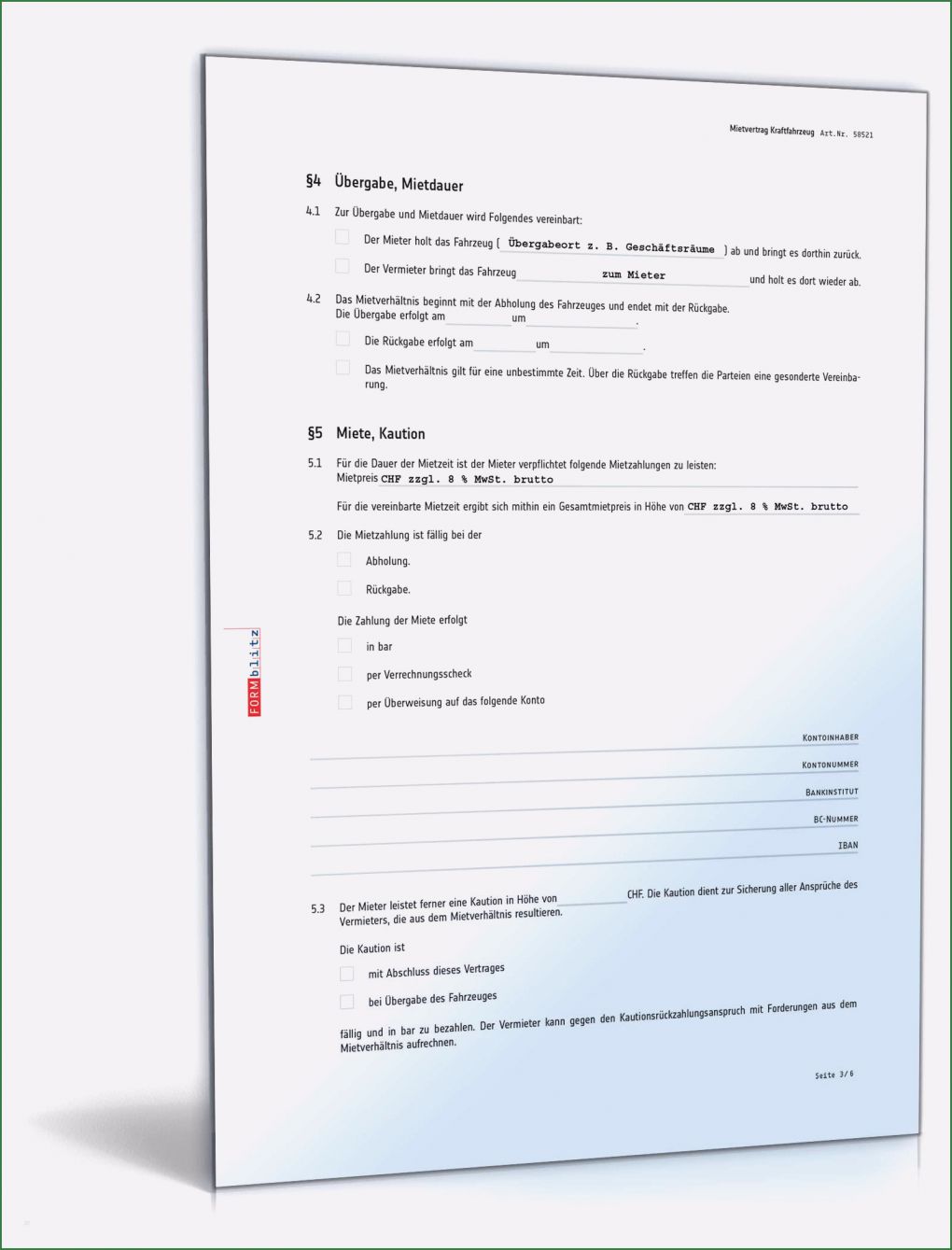 Befristeter Mietvertrag Vorlage Pdf Genial Kfz Mietvertrag Muster Kostenlos