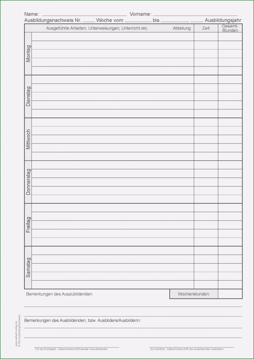 Berichtsheft Vorlage Verkäufer Kostenlos Luxus Berichtsheft Ihk Vorlage Word Ausbildung Bayern