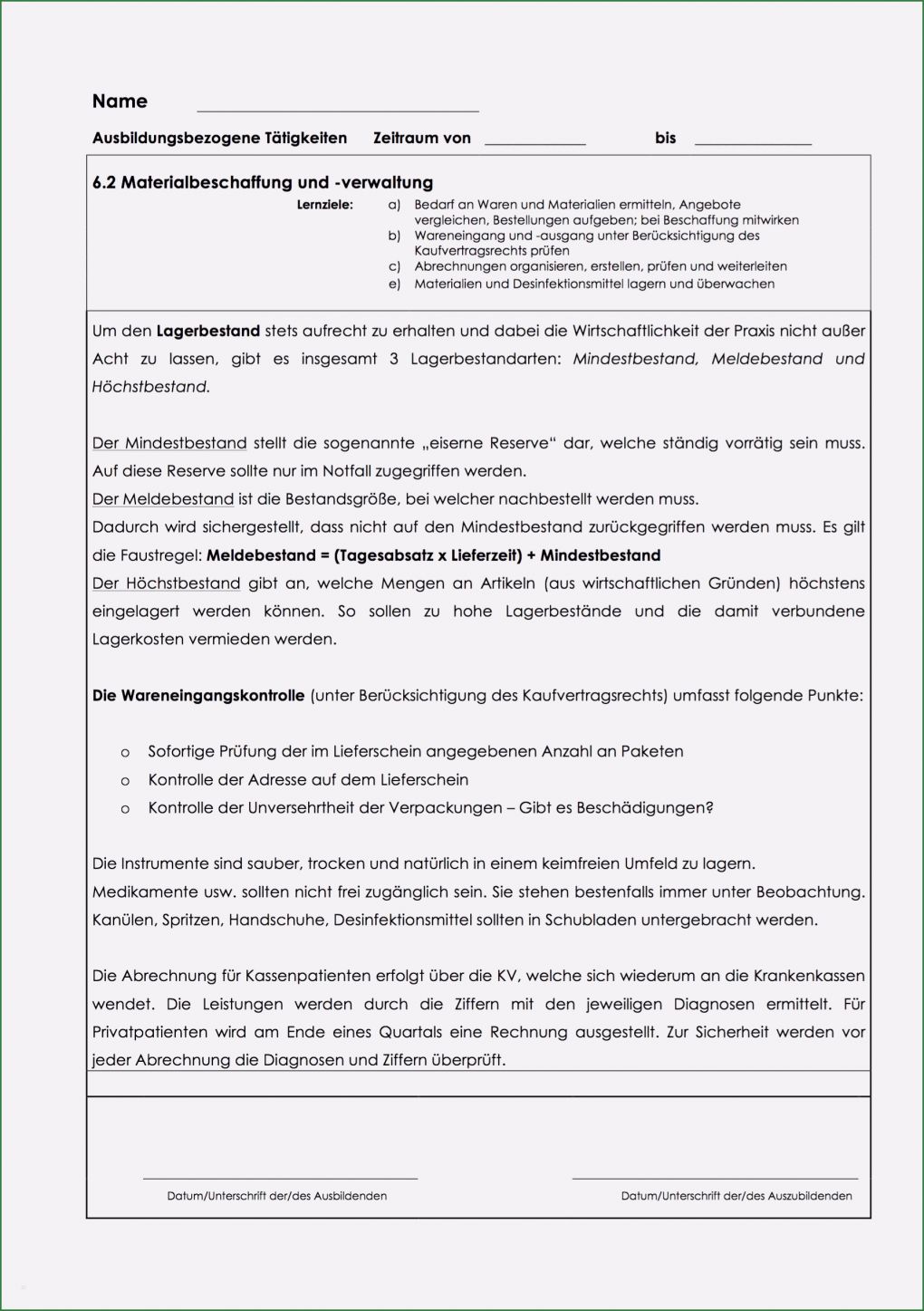 Berichtsheft Vorlage Zahnmedizinische Fachangestellte Genial 18 Bericht Schreiben Musterlösung