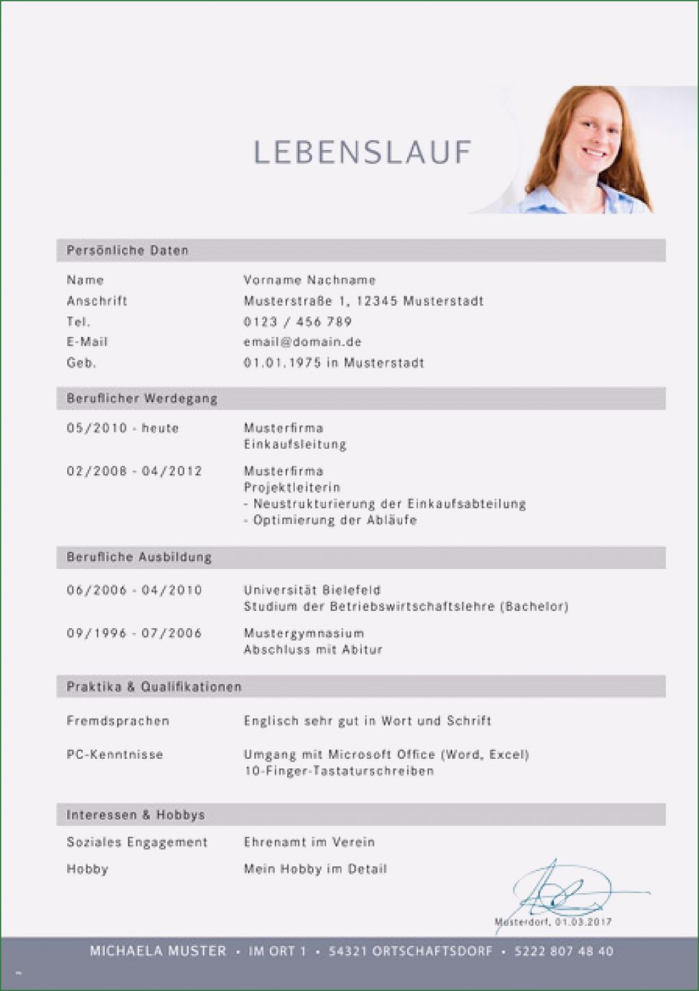 Beruflicher Lebenslauf Vorlage Genial 16 Bewerbung Beruflicher Werdegang