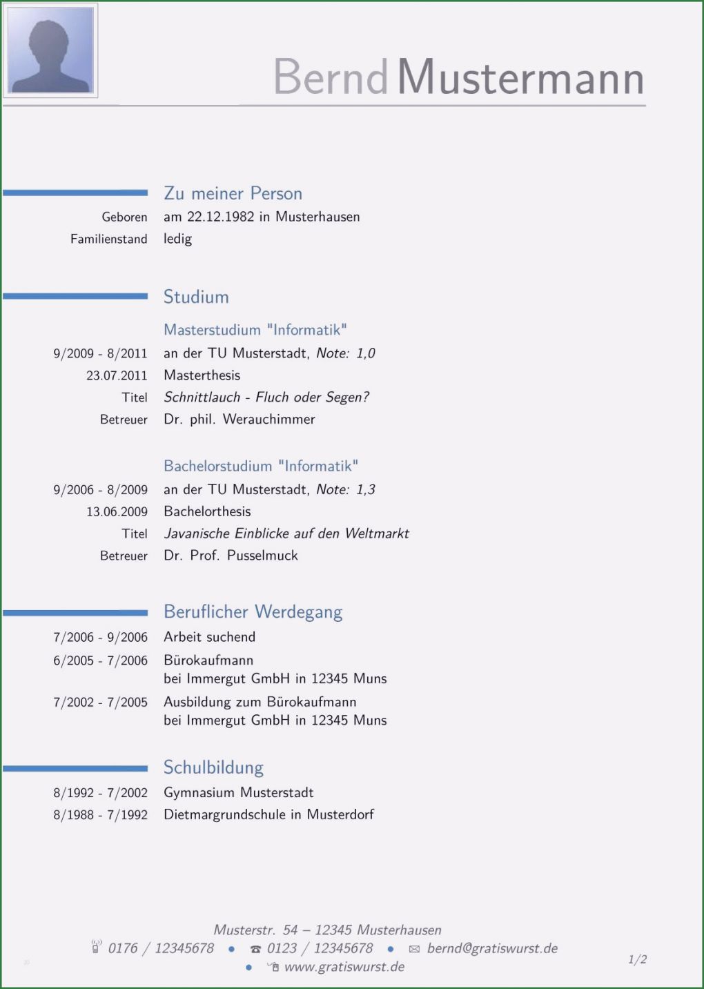 Beruflicher Lebenslauf Vorlage Neu Lebenslauf Beruflicher Werdegang Einzigartig Latex