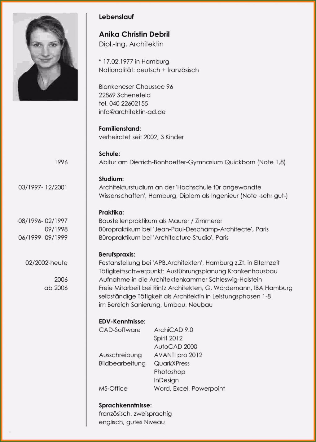 Beruflicher Lebenslauf Vorlage Wunderbar 16 Lebenslauf Mit Elternzeit Muster