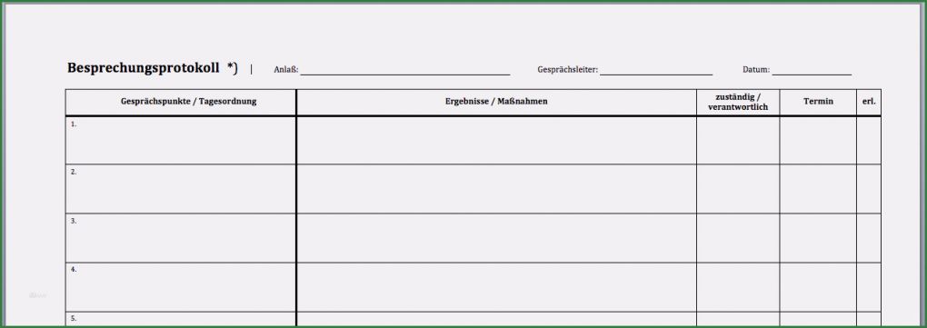 Besprechungsprotokoll Vorlage Word Kostenlos Luxus Besprechungsprotokoll Vorlage Word