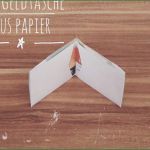 Bestecktasche Papier Vorlage Fabelhaft Diy Idee Papier Geldtasche Zum Falten Wallet Inkl