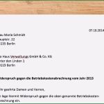 Betriebskosten Vorlage Beste 15 Betriebskostenabrechnung Vorlage Kostenlos